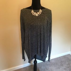 Women's XXL Heathered Gray Boyfriend Tee